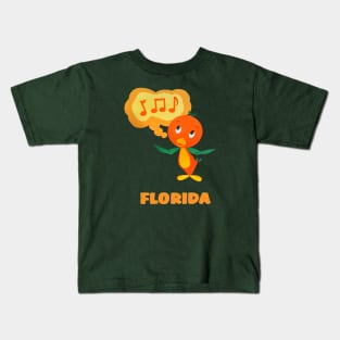 Orange Bird - Florida Kids T-Shirt